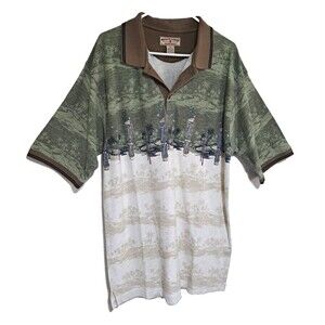 Boca Classics Men's Club Golf Short Sleeve Collared Polo Shirt Sz XL 100% cotton